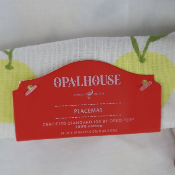 Opalhouse Placement 6 Pcs White Picnic Beach Cottagecore Summer Rural Whimsical - Picture 6 of 6